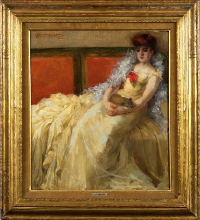 Henri Thomas (1878-1972)
Portrait de Dame...