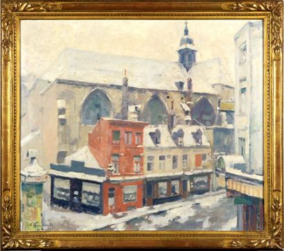 gaston Haustrate (1878-1949)
Vue de Ville...