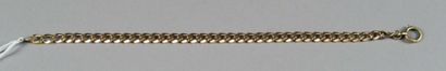 Bracelet.
Maillons gourmette. Or rose 18...