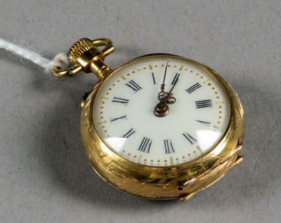 Montre de Poche.
Boîtier en or 18 carats....