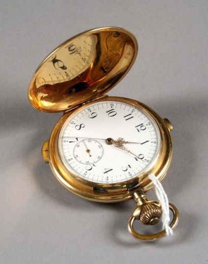 Montre de Gousset chronographe.
Avec sonnerie...