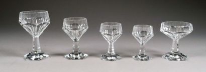 VAL-SAINT-LAMBERT
Service de verres Art Déco...
