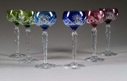 VAL-SAINT-LAMBERT
Suite de six grands verres...