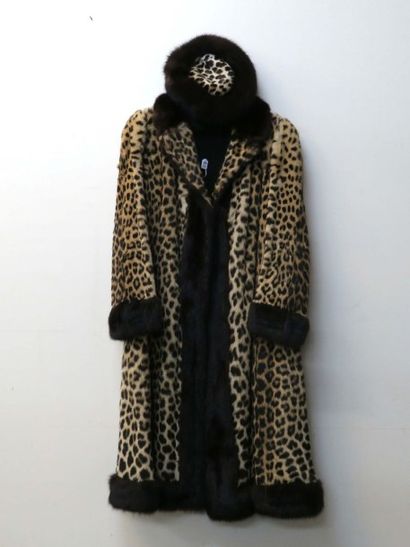 Manteau de Dame.
Panthère et vison. Avec...