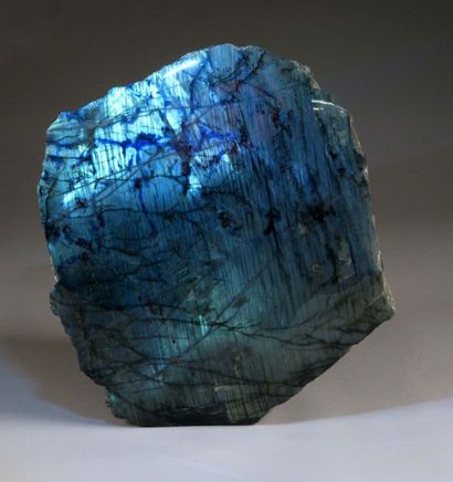 Bloc de Labradorite de Madagascar. Reflets...