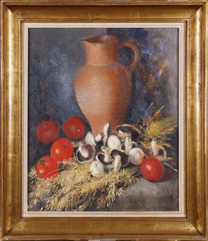 LEON DEVOS (1897-1974)
Nature morte aux Tomates...