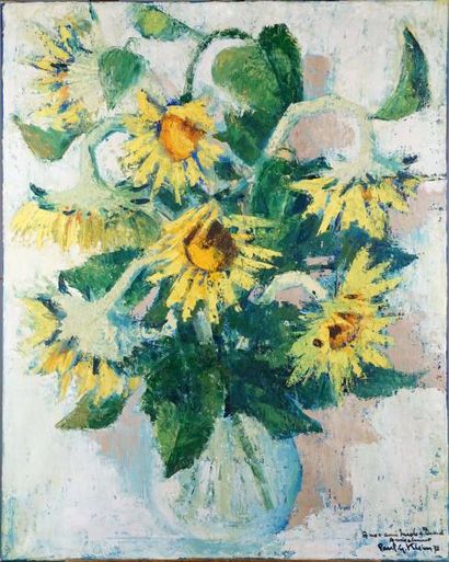 Paul G. KLEIN (1909-1994)
Les Tournesols...