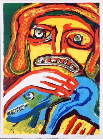 Bengt LINDSTRÖM (1925-2008)
Figures.
Lithographie...