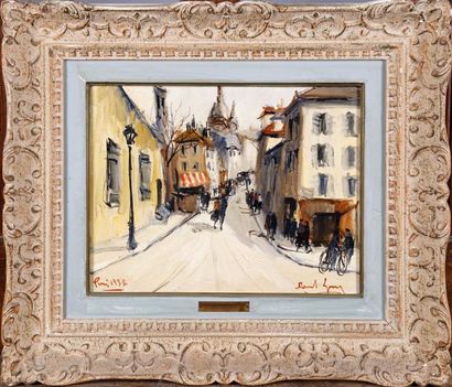 Bernard LIGNON (1928)
Vue de Montmartre.
Huile...