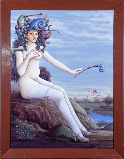 Denyse Willem (1943)
La fille du Vent d'Hiver.
Huile...