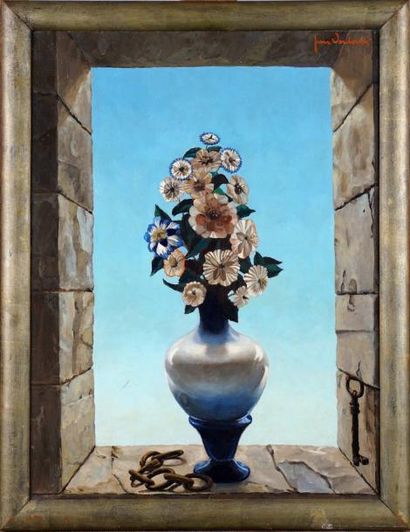 Jan Verdoodt (1908-1980)
L'Evasion.
Huile...