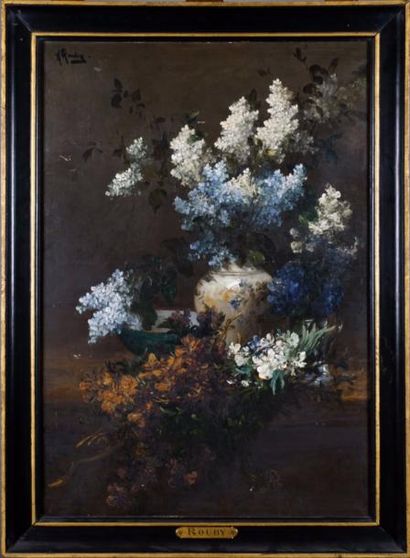 Alfred ROUBY (1849-1909)
Nature morte aux...