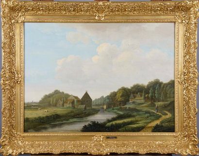Jan Jacob Teyler Van Hall (1794-1851)
Paysage...