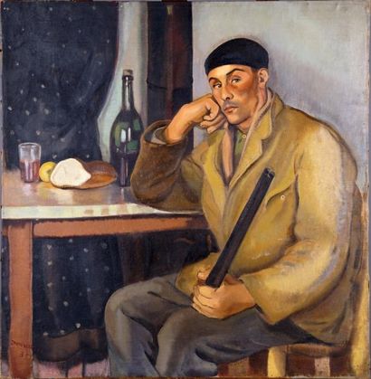 ZOUM WALTER (1902-1974)
Le Repos du Chasseur...