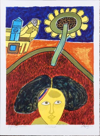 CORNEILLE (1922-2010)
Le Tournesol (daté...