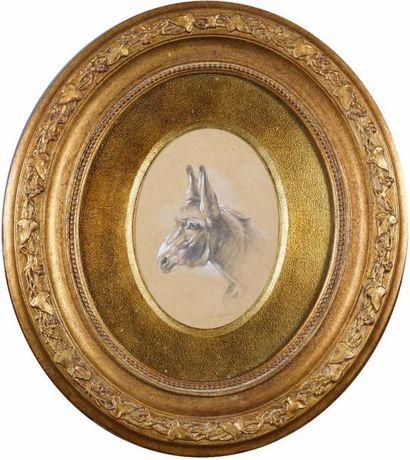 Eugène VERBOECKHOVEN (1798/99-1881)
Tête...