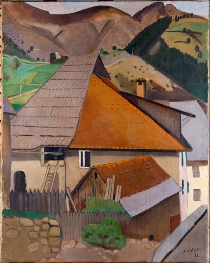 ZOUM WALTER (1902-1974)
Le Toit rouge (daté...