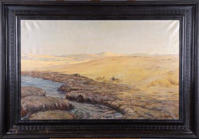 Giorgio Oprandi (1883-1962)
Dans le Désert.
Huile...