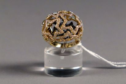 Bague de Dame contemporaine. Dont l'anneau...