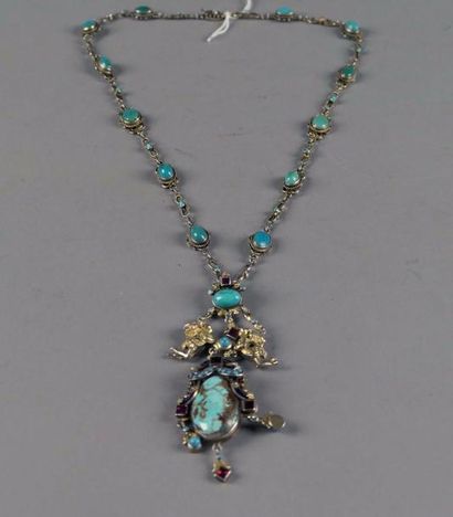 Collier austro-hongrois. A motifs richement...