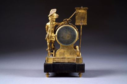 Petite Pendule d'époque Louis XVI, à Sujet....