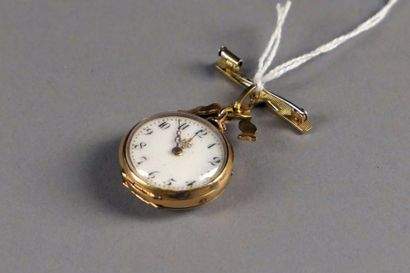 Montre de Gousset. Montée en pendeloque sur...