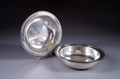 WOLFERS
Paire de légumiers. Aile bordée d'une...