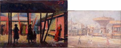 MAUD GERARD (1915-2013)
Foire du Midi - Cirque...