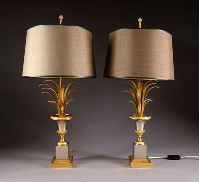MAISON CHARLES (ATTRIBUÉ À)
Paire de lampes...