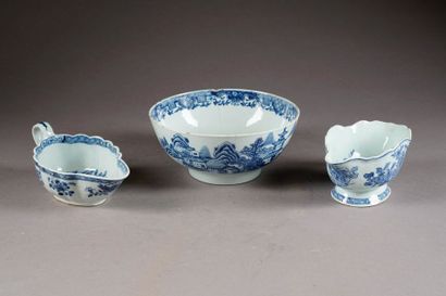 Deux Saucières et une Coupe ronde (diamètre:...