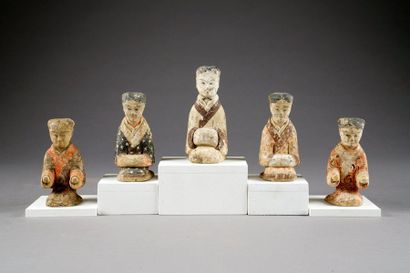 Maître de Maison entouré de quatre Servantes....