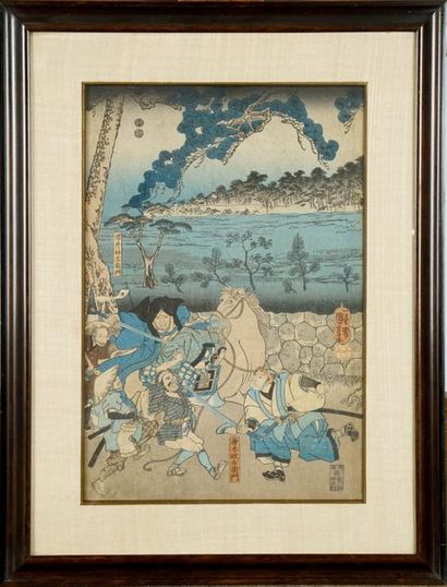 Utagawa Kuniyoshi (1797-1861). La vengeance...