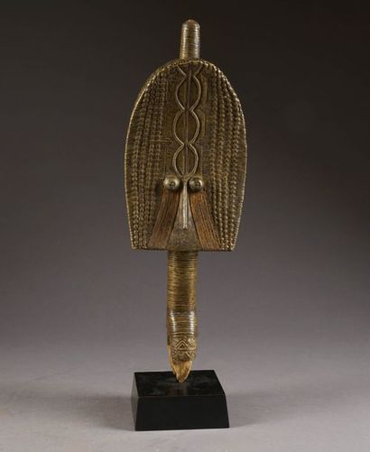 Figure de Reliquaire Kota Janus. Au visage...