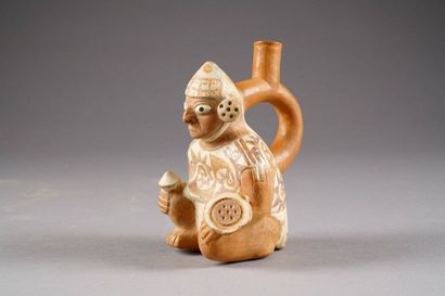 Culture Mochica
Vase étrier anthropomorphe....