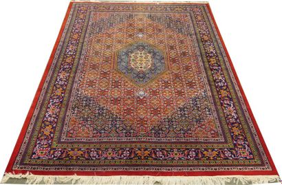 Tapis Bidjar. Médaillon entouré d'une multitude...