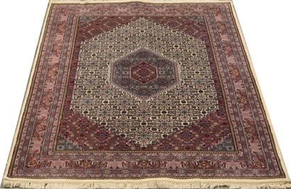 Tapis Bidjar. A médaillon imbriqué. Fond...