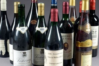 Lot de Vins divers. Principalement de Bordeaux...