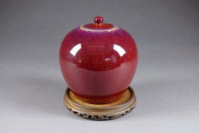 Pot à Gingembre de Forme globulaire. Porcelaine...