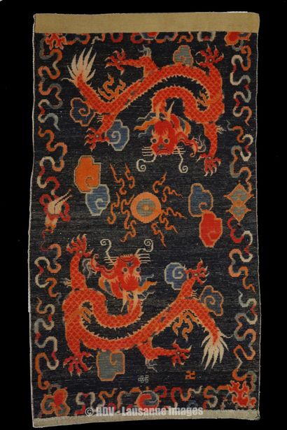 Tapis - Tibet (1900-1930)
Tapis épais en...