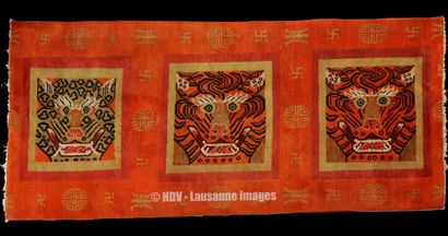 Tapis - Tibet (1900-1920)
Tapis épais en...