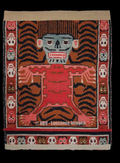 Tapis - Tibet (1910-1930)
Tapis épais en...