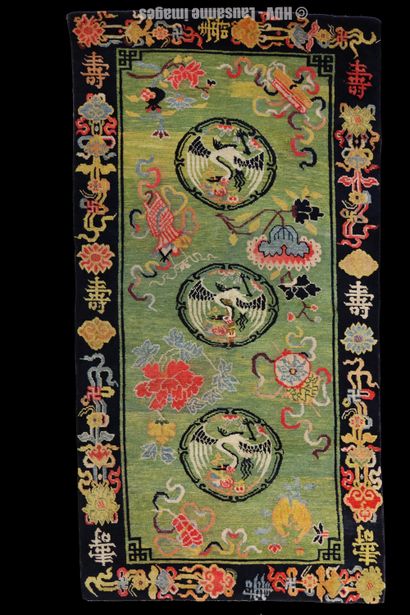 Tapis - Tibet (1900-1920)
Tapis épais en...