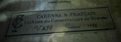 CARRESSA & FRENCH VIOLIN
Carrying label CARRESSA...