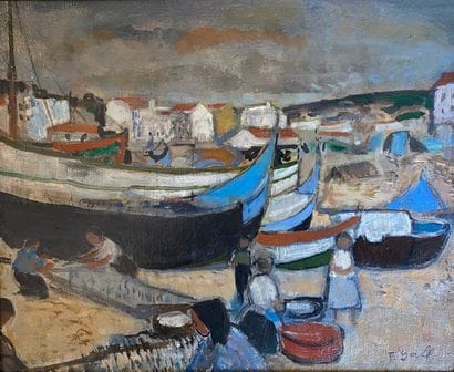 Francois GALL (1912-1987)

Les barques

Huile...