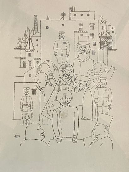 George GROSZ (1893-1959)

Er hat Hindenburg...
