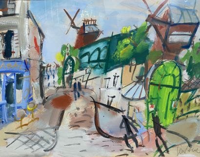 GEN PAUL (1895-1975)

Rue de Montmartre

Gouache,...