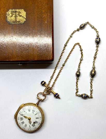 
Montre de gousset en or XVIIIe siècle, le...