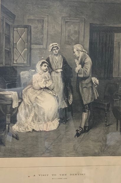 Lot de deux gravures en noir comprenant :...