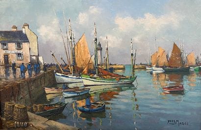 YVES MADEC (Xxè siècle)

Port Haliguen

Huile...