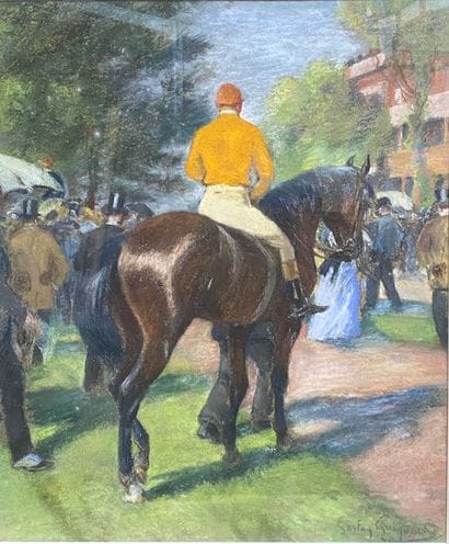 Alexandre-Gaston GUIGNARD (1848-1922)

Jockey

Pastel...